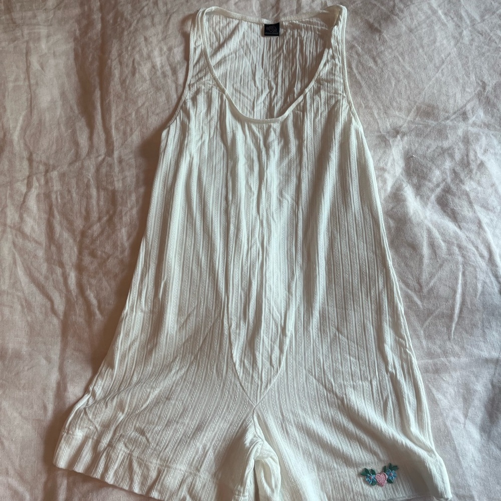 Only Hearts White Sleeveless Romper